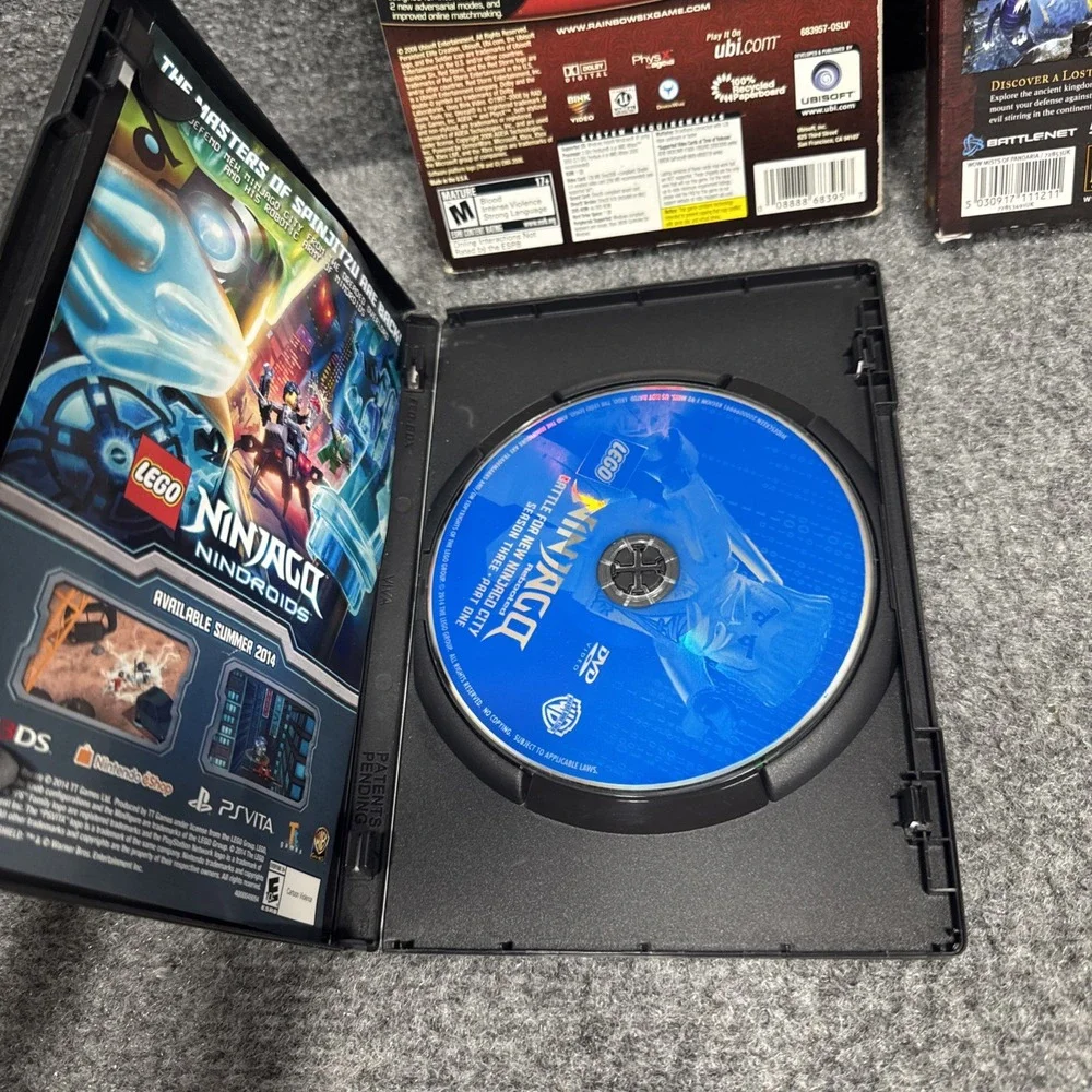 Pc Game Lot Of 3 Ninjago Rainbow Six Vegas 2 World Of Warcraft‎ Mists Pandaria